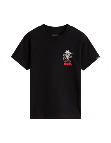 T-shirt Vans Pizza Skull (Kids) - Noir