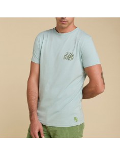 T-shirt Pullin Life - Bleu