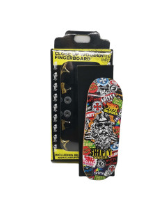 Close UP Wooden Fingerboard...